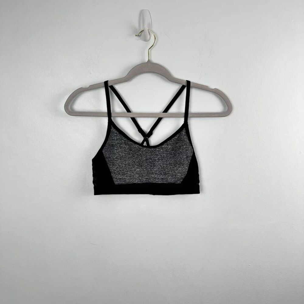 PINK Victoria's Secret Ultimate Unlined Racerback Sports Bra Black Size Small